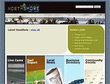Tablet Screenshot of northshoreclassifieds.com